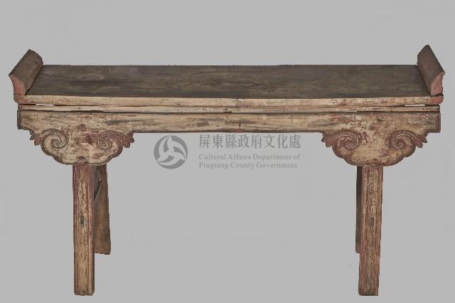 卷雲紋素面供桌藏品圖，第5張