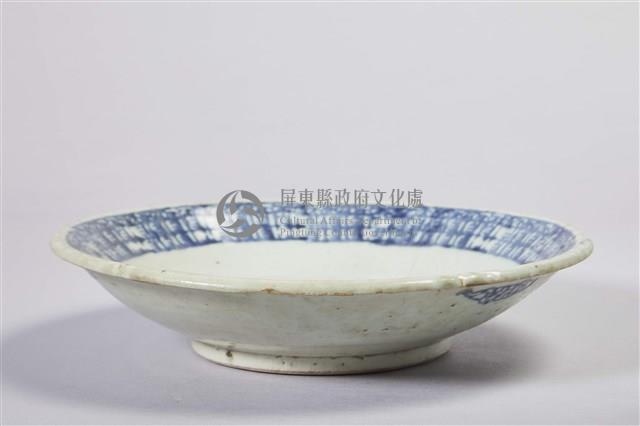 青花彩繪陶盤藏品圖，第2張