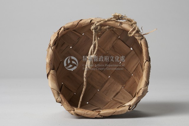 編織月桃葉製籃藏品圖，第2張
