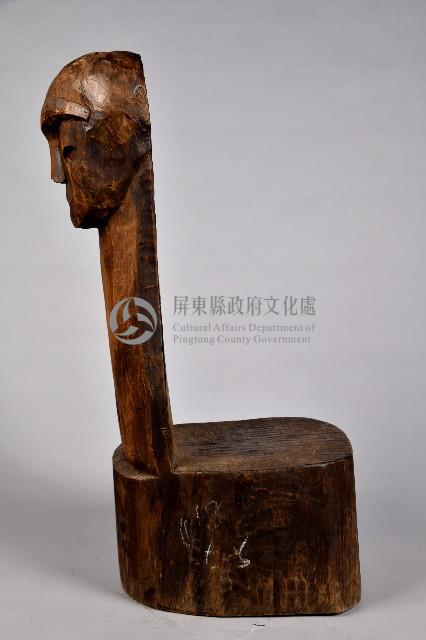人面無足靠背木椅藏品圖，第4張