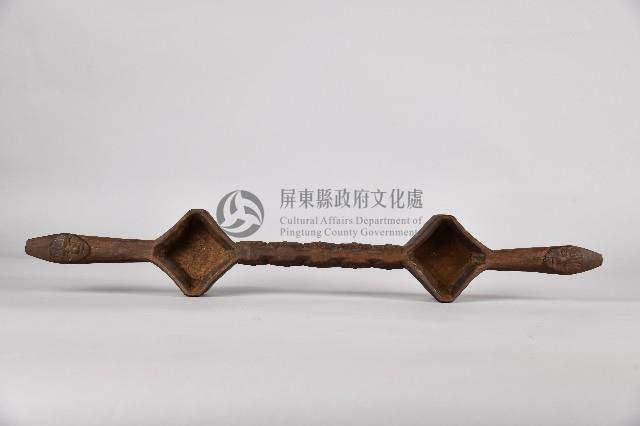 人面木製雙連杯藏品圖，第2張