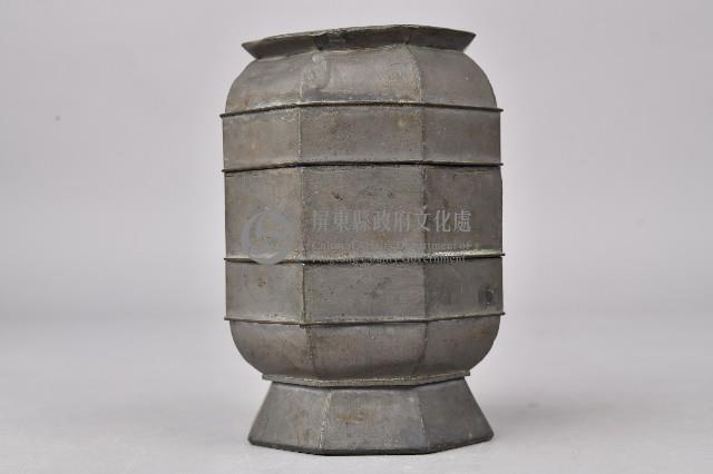 雙層八角錫製粉盒藏品圖，第5張