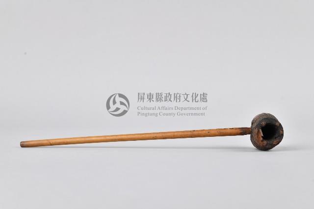 浮雕雙人面菸斗藏品圖，第2張