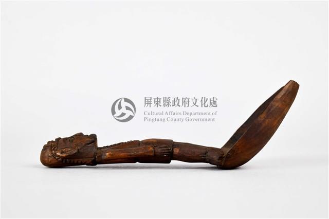 鏤雕人像木製匙藏品圖，第2張