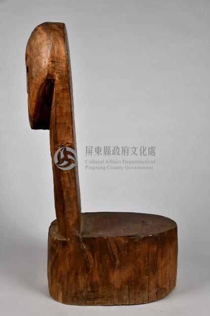 人面無足靠背木椅藏品圖，第4張