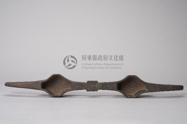 人面木製雙連杯藏品圖，第1張