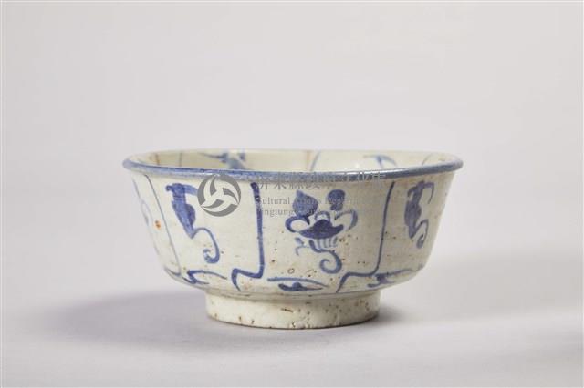 青花螺旋紋瓷碗藏品圖，第2張