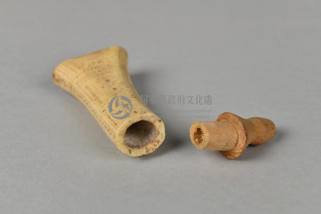 幾何紋封口竹木製火藥筒藏品圖，第4張