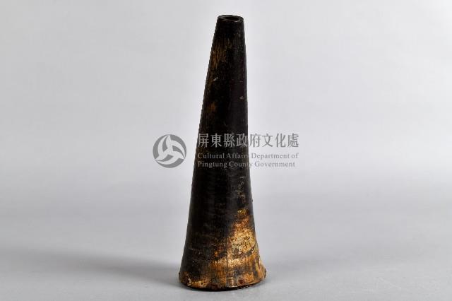 牛角狀火藥筒藏品圖，第3張