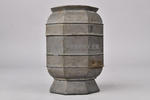雙層八角錫製粉盒藏品圖，第4張