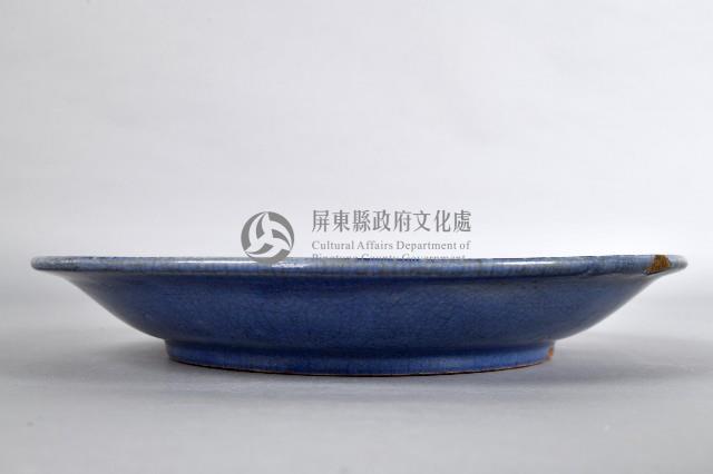 藍釉龍鳳雙囍瓷盤藏品圖，第3張