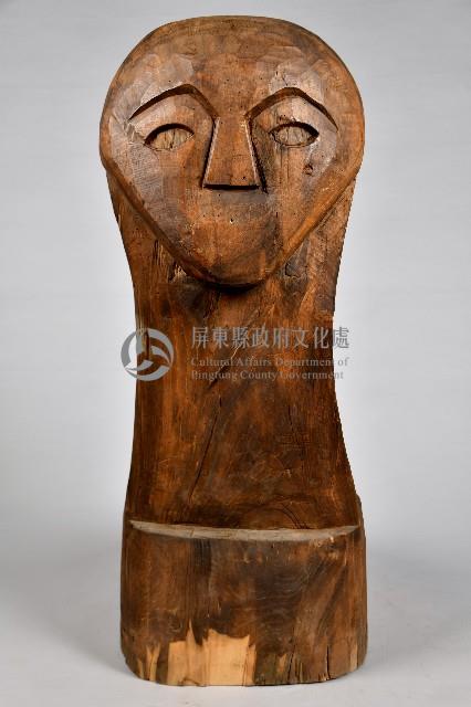 人面無足靠背木椅藏品圖，第3張