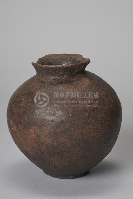 寬腹素面陶壺藏品圖，第4張