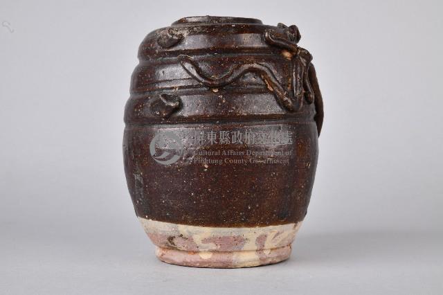 褐釉貼龍紋陶茶葉罐藏品圖，第4張