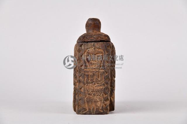 浮雕人面百步蛇紋祈禱箱藏品圖，第4張