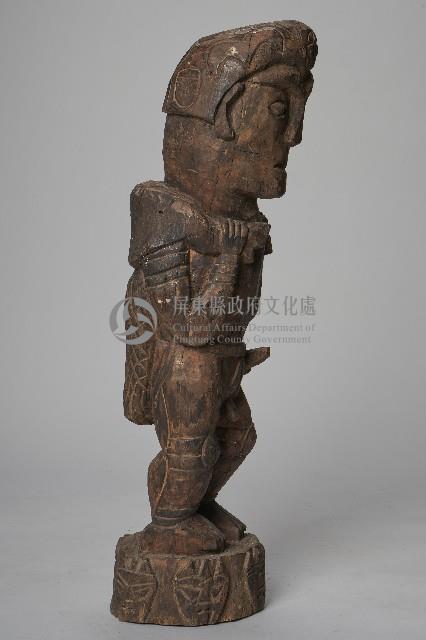 肩扛山羊男性獵人立像藏品圖，第4張