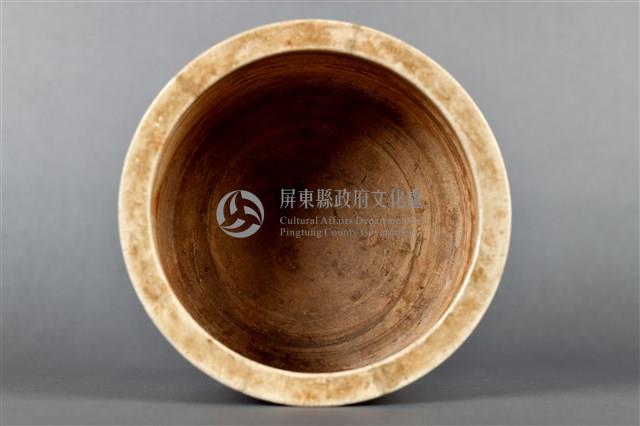 白釉筒式三足爐藏品圖，第3張