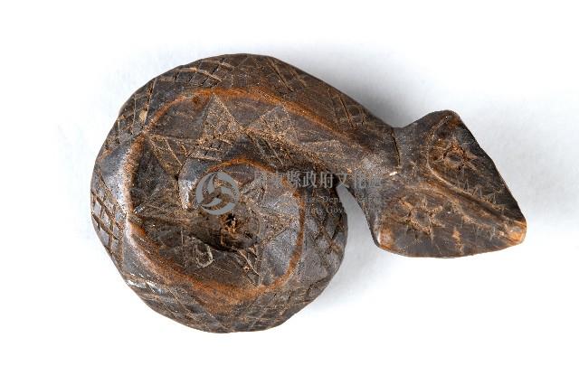 浮雕百步蛇紋蠟板藏品圖，第1張