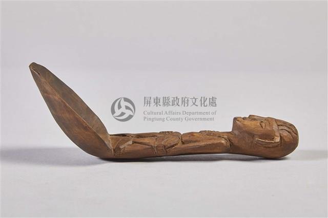 浮雕人像木製匙藏品圖，第2張