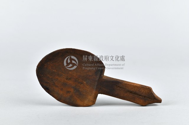 蛇頭造型木製飯匙藏品圖，第2張