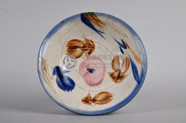 花葉紋彩瓷碗藏品圖，第3張