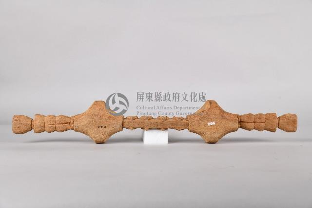 人像山羊頭木製雙連杯藏品圖，第3張