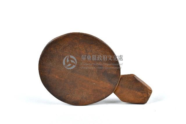 六角形握柄木製飯匙藏品圖，第2張