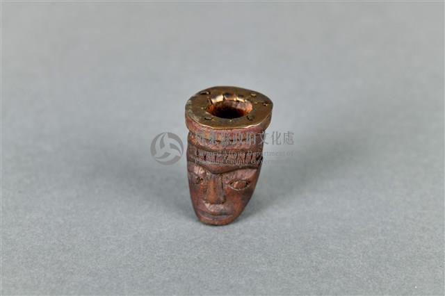 浮雕人面菸斗頭藏品圖，第1張