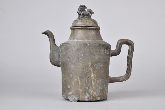 獅身鈕素面把手壺藏品圖，第1張