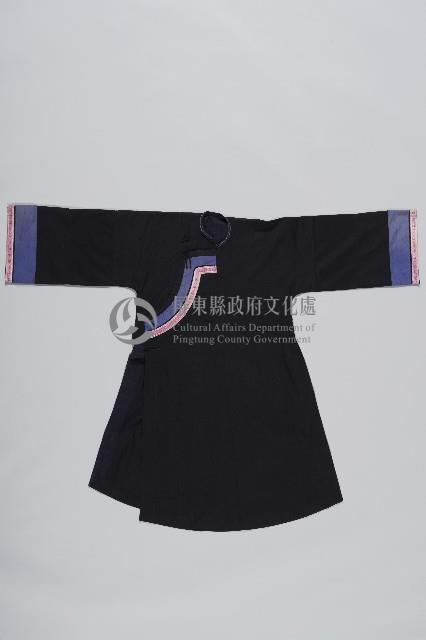 女性雙條紋客家藍衫藏品圖，第1張