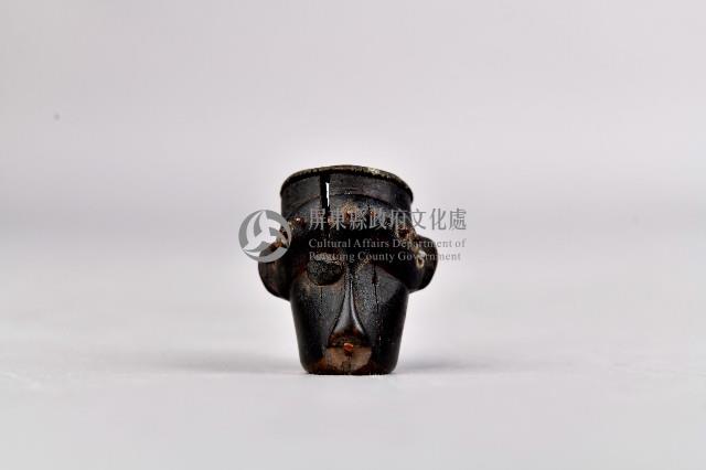 浮雕人面菸斗頭藏品圖，第1張