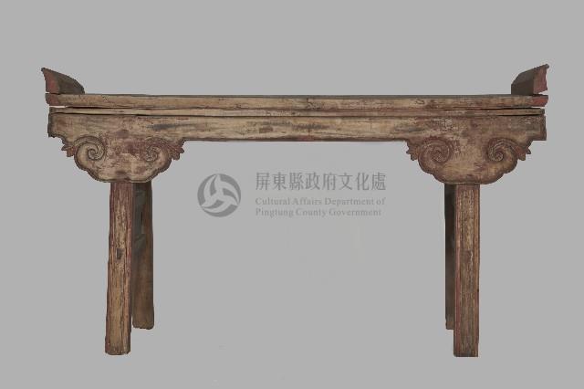 卷雲紋素面供桌藏品圖，第1張