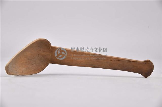 素面木製匙藏品圖，第1張