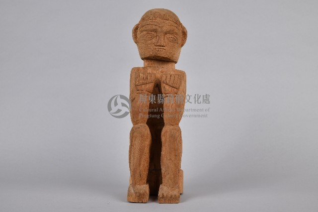 木製人偶坐像藏品圖，第1張