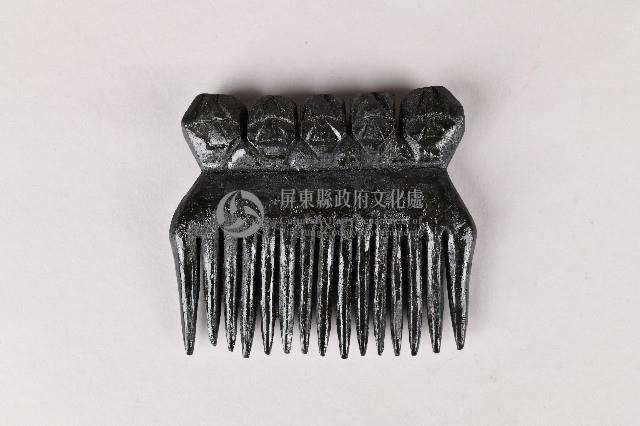 人面紋木梳藏品圖，第1張