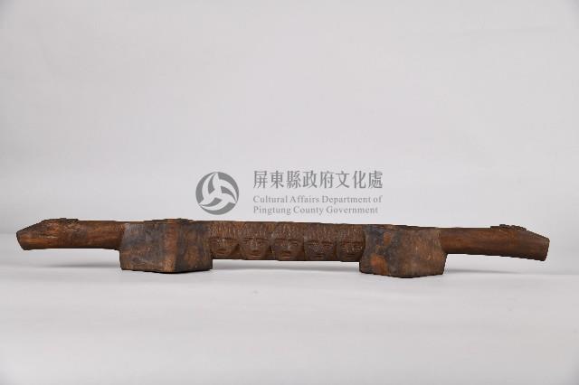 人面木製雙連杯藏品圖，第1張