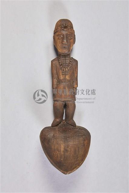 鏤雕人像木製匙藏品圖，第1張