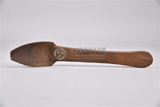 素面木製匙藏品圖，第1張