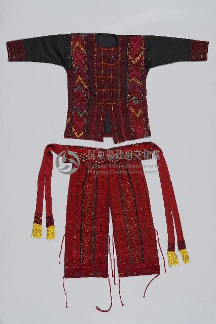 男性頭目服飾藏品圖，第1張