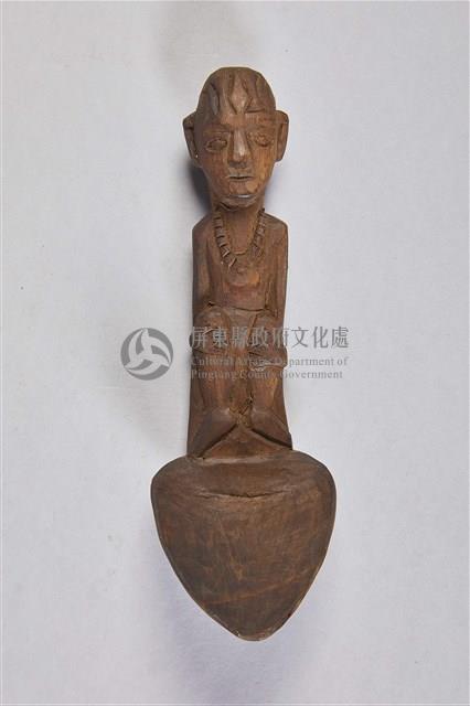 浮雕人像木製匙藏品圖，第1張