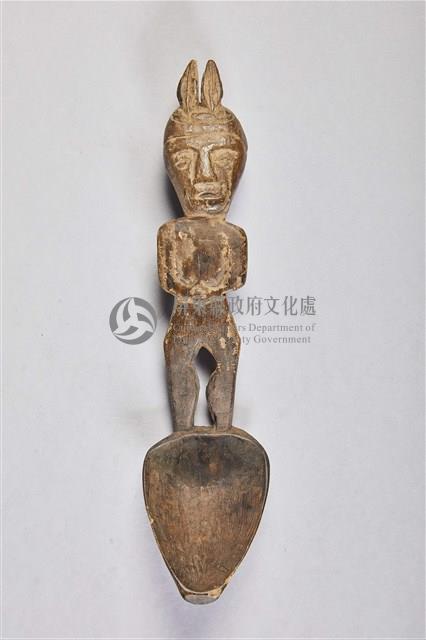 鏤雕人像木製匙藏品圖，第1張