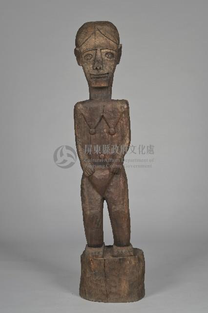 雙手交握裸身男性立像人偶藏品圖，第1張