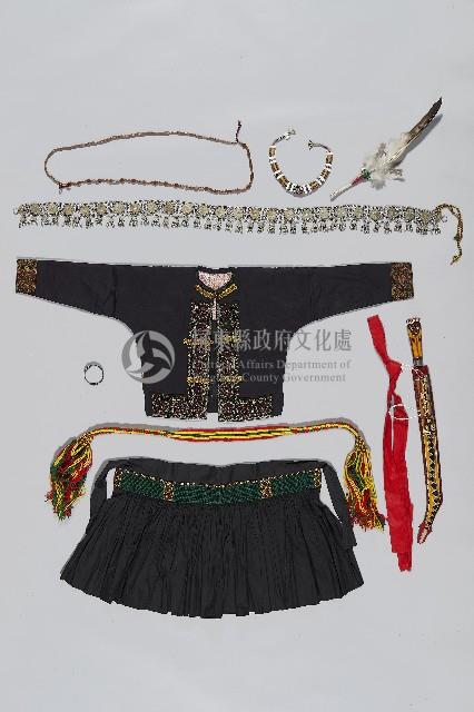 排灣族男性服飾藏品圖，第1張