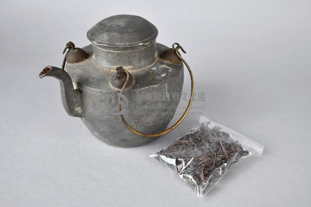 錫製雙提酒壺藏品圖，第1張