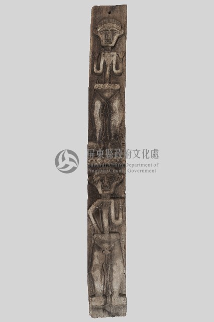 浮雕雙男性人像立柱藏品圖，第1張