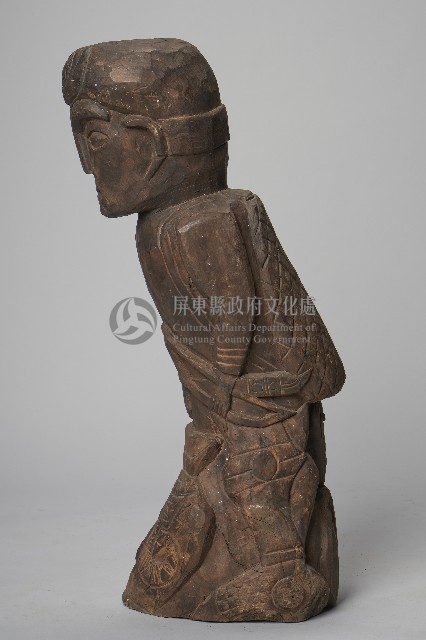 前身傾斜男性立像人偶藏品圖，第3張