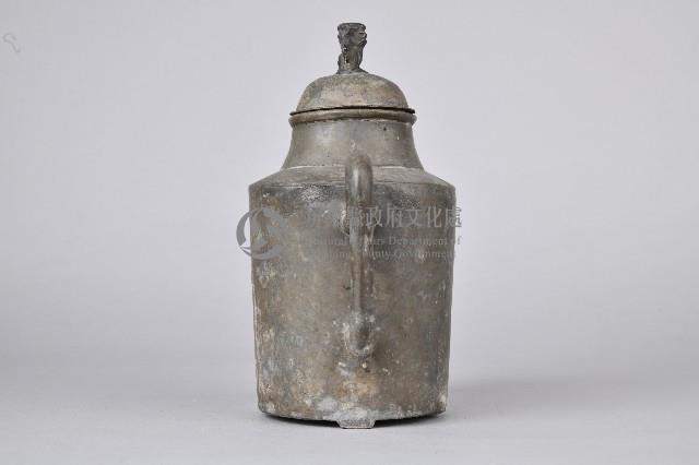 獅身鈕素面把手壺藏品圖，第3張