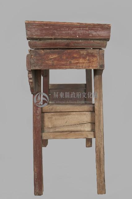 卷雲紋素面供桌藏品圖，第3張