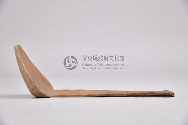 素面木製匙藏品圖，第2張