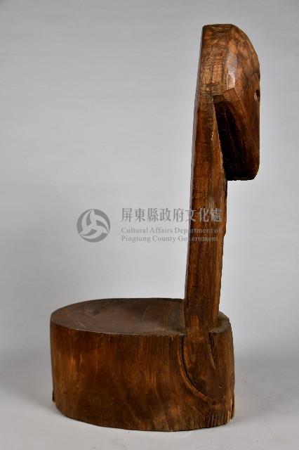 人面無足靠背木椅藏品圖，第2張